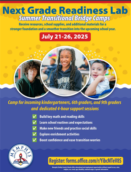 Summer Transitional Bridge Camps